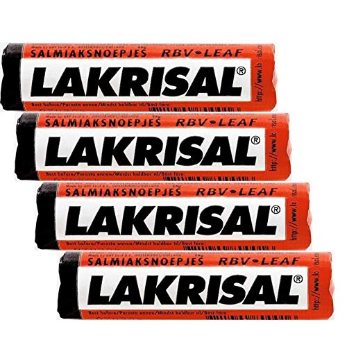 Lakrisal Licorice Candy Rolls - Multi-Packs - Salmiak Licorice