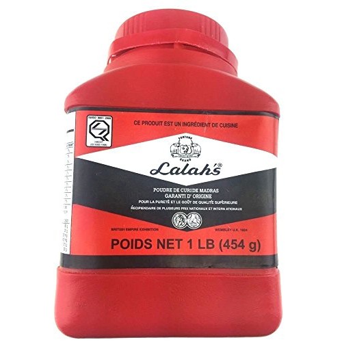Lalahs Madras Curry Powder-1Lb