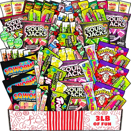 Lalees Sour Candy Gift Box - 3 Pounds - Easter Gift Box - Candy ...