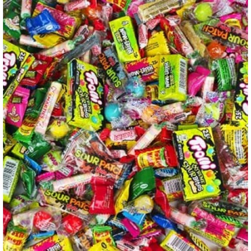 Sour Candy Variety Pack - Bulk Candy - Individually Wrapped Cand