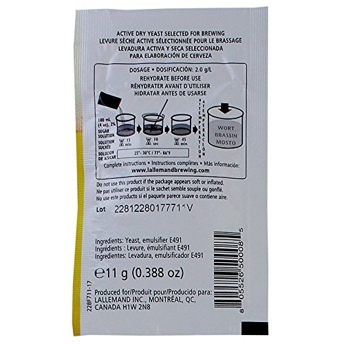 Lallemand Diamond Lager Dry Yeast 11 G