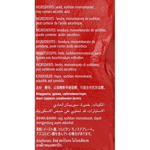 Lallemand Instaferm Instant Dry Yeast Leavening Agent, Red, 15.8