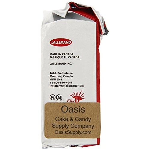 Lallemand Instaferm Instant Dry Yeast Leavening Agent, Red, 15.8