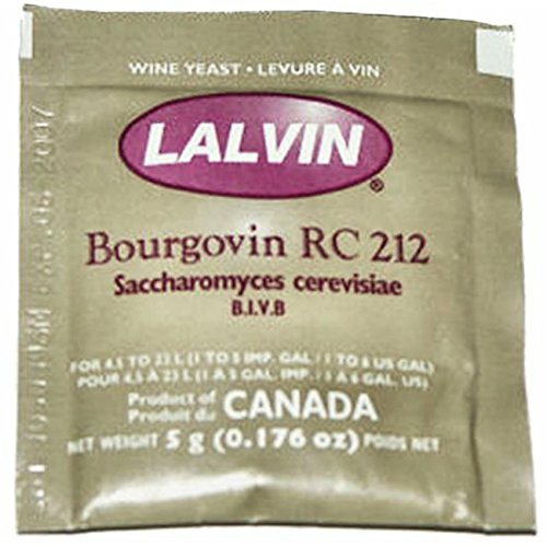 10X Lalvin Rc 212 Yeast Red Wine 5G Homebrew Wine Making 4.5L-23