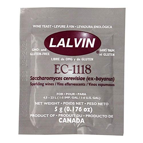 3X Lalvin Ec-1118 Champagne Yeast 5G Sachet 18% Homebrew Wine Ma