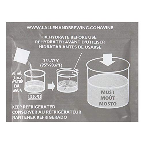 5X Lalvin Ec-1118 Champagne Yeast 5G Sachet