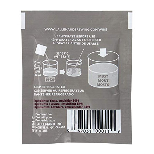 Lalvin Ec-1118 Saccharomyces Bayanus 10 Packs