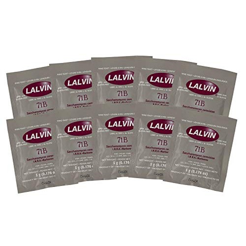 Lalvin - Ux-Y1Xe-Idoi Wine Yeast 71B Yeast, 10 Packs