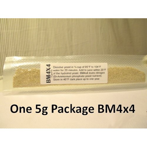 Lalvin Bm4X4 1 Package 5G Bm 4X4 Dried Wine Yeast