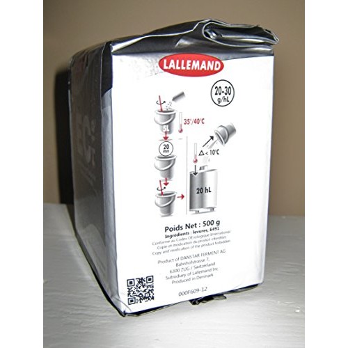 Wine Yeast Ec-1118 500G Bulk Pack for High Alcohol Fermentations