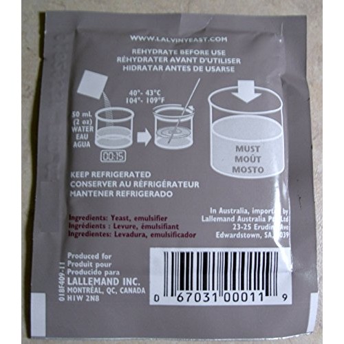 Wine Yeast Ec-1118 500G Bulk Pack for High Alcohol Fermentations
