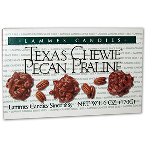 Lammes Candies Texas Chewie Pecan Praline Pack Of 2, 6 Oz. Ea.