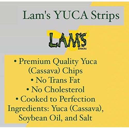 Lams Strips/Premium Quality Yuca/Cassava strips 2.5 oz pack06