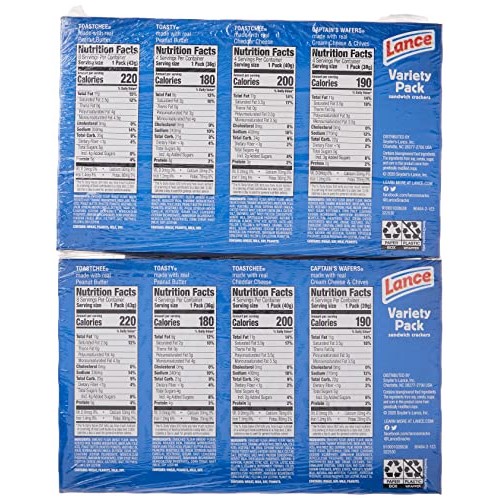 Lance Variety Pack,40 Count, 56.8 Oz Total Weight