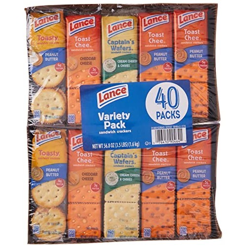 Lance Variety Pack,40 Count, 56.8 Oz Total Weight