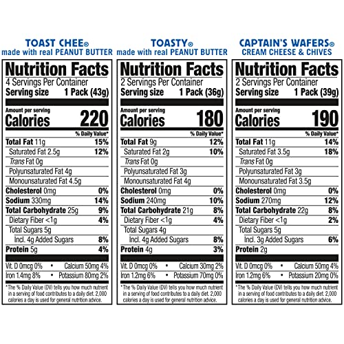 Lance Variety Sandwich Crackers 11 Oz 8 Count Boxes - Single Pack