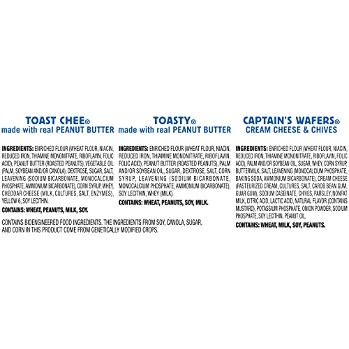 Lance Variety Sandwich Crackers 11 Oz 8 Count Boxes - Single Pack