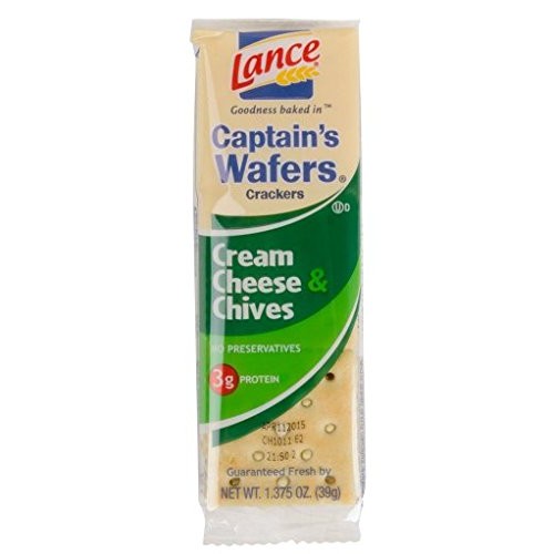 Lance Captains Wafers Cream Cheese And Chives Sandwich Crackers