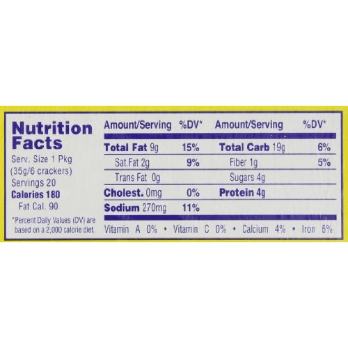 Lance Fresh Toasty Crackers With Rich Peanut Butter Sandwich Cra