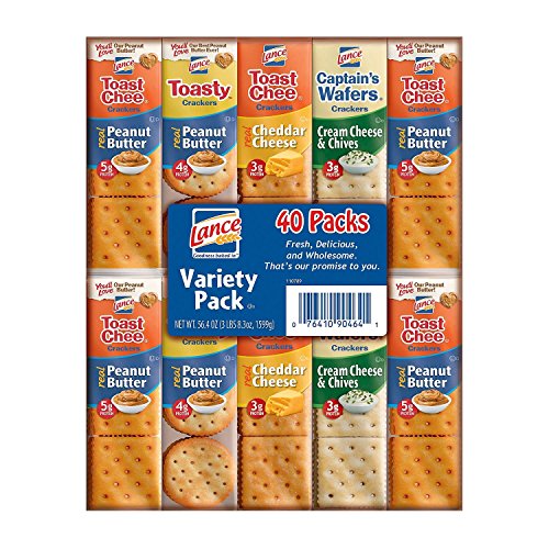 Lance Sandwich Cracker Variety Pack 40 Ct. - Pack Of 2