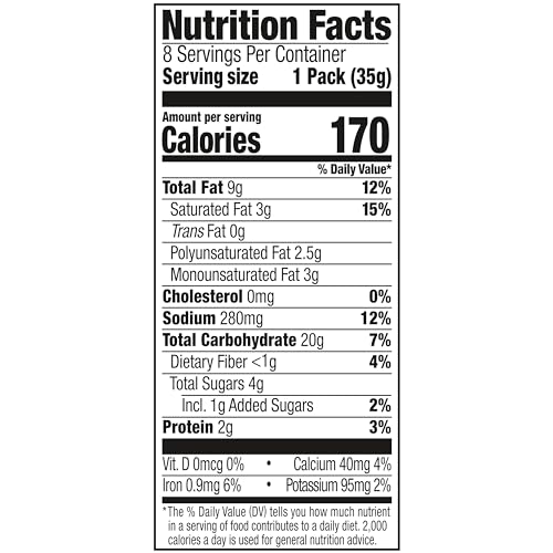 Lance Sandwich Crackers, Toasty Cheddar, 8 Individually Wrapped ...