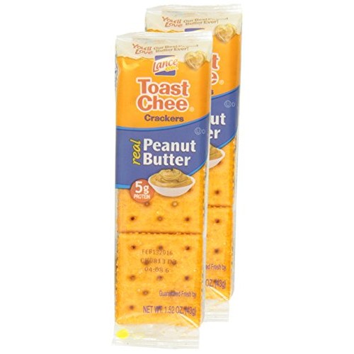 Lance Toast Chee Peanut Butter Crackers, 40Count