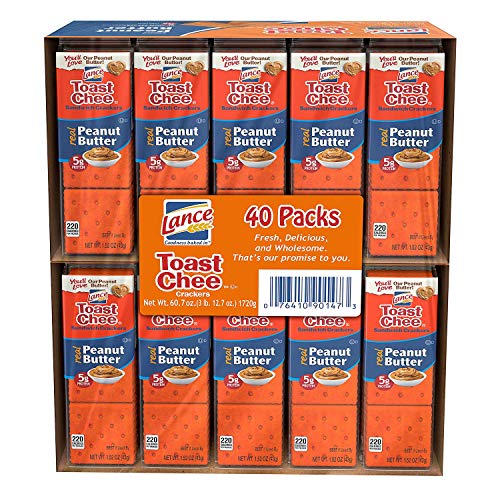 Lance Toast Chee Peanut Butter Crackers - 80 Ct