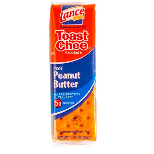 Lance Toast Chee Peanut Butter Sandwich Crackers, 1.5 Ounce - 20