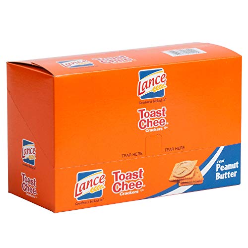 Lance Toast Chee Peanut Butter Sandwich Crackers, 1.5 Ounce - 20