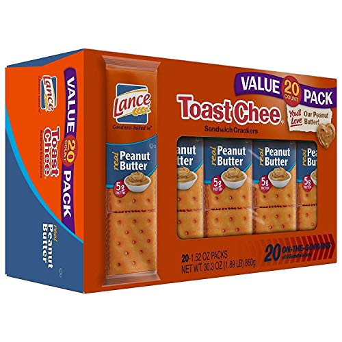 Lance Toasty And Toastchee Assorted Sandwich Crackers, 40 Count Lance Toasty And Toastchee Assorted Sandwich Crackers, 40 Count