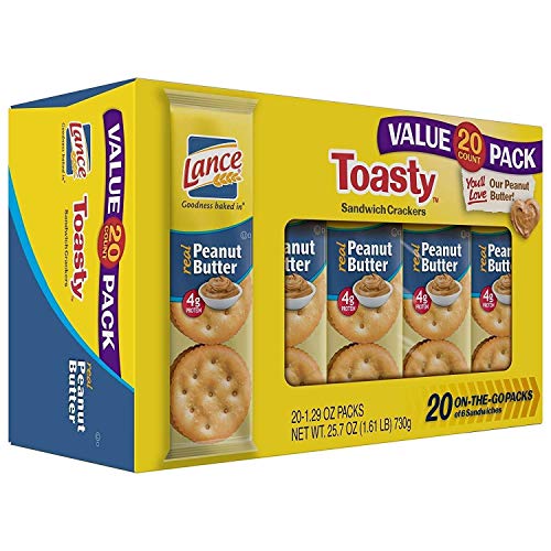 Lance Toasty And Toastchee Assorted Sandwich Crackers, 40 Count Lance Toasty And Toastchee Assorted Sandwich Crackers, 40 Count