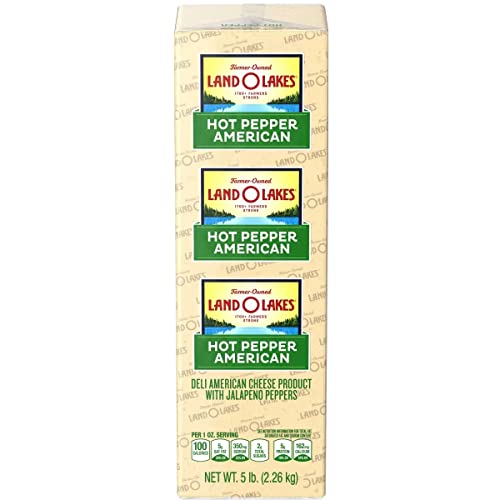 Land O Lakes Processed Premium Hot Pepper Cheese, 5 Pound -- 2 P