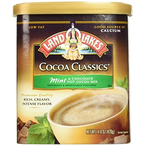 Land Olakes Hot Cocoa Classics Mix: Mint 14.8 Ounce 2 Pack
