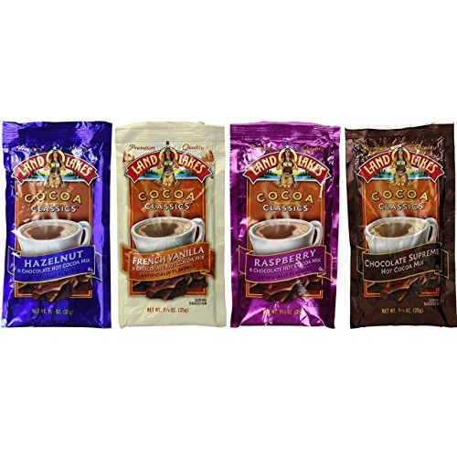 Land O Lakes Cocoa Classics Mix 4 Flavor Sampler Bundle: Hazelnu