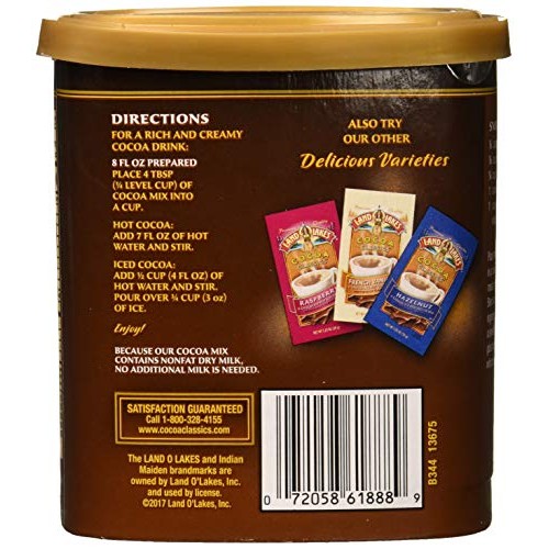 Land O Lakes Canister Hot Cocoa Mix, Smores, 14.8 Ounce