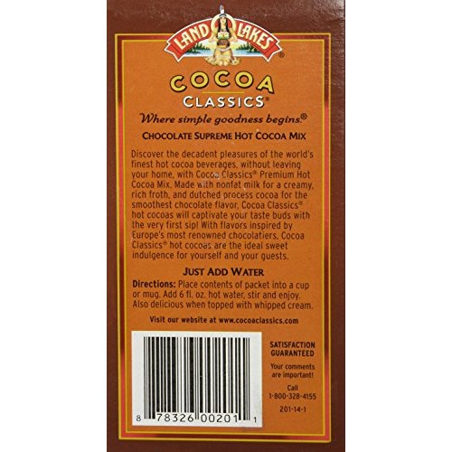 Land O Lakes Cocoa Classics Hot Cocoa Mix Chocolate &Amp; Raspberry