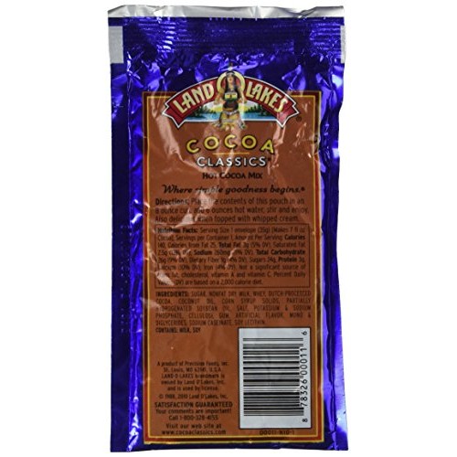 Land O Lakes, Cocoa Mix Classic Hazelnut, 1.25-Ounce 12 Pack