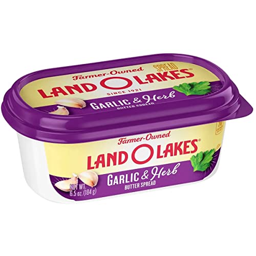 Land O Lakes Garlic & Herb Butter Spread 6.5 ounce Pack of 12