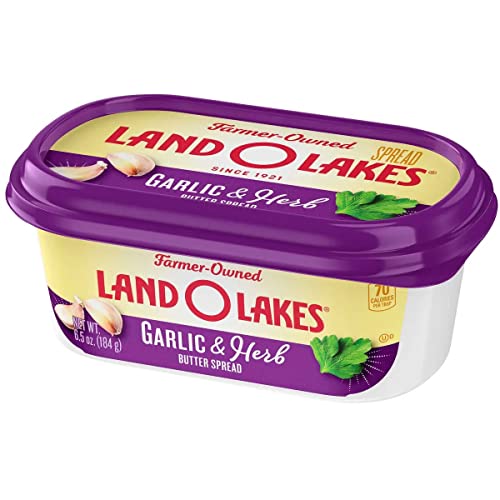 Land O Lakes Garlic & Herb Butter Spread 6.5 ounce Pack of 12