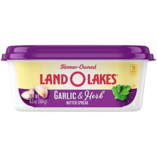 Land O Lakes Garlic & Herb Butter Spread 6.5 ounce Pack of 12