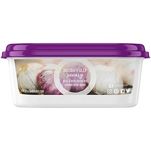 Land O Lakes Garlic & Herb Butter Spread 6.5 ounce Pack of 12