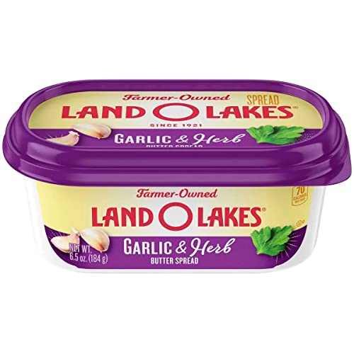 Land O Lakes Garlic & Herb Butter Spread 6.5 ounce Pack of 12