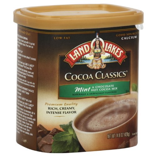 Land O Lakes Hot Cocoa Mix, Mint &Amp; Chocolate, 14.8000-Ounces Pa
