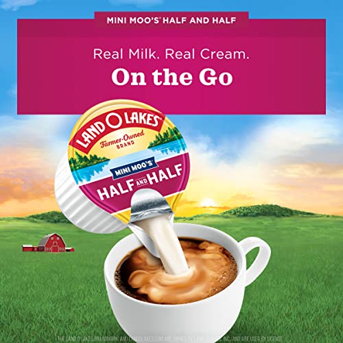Land O Lakes Mini Moo’S Half &Amp; Half Creamer Singles, Shelf-Stabl