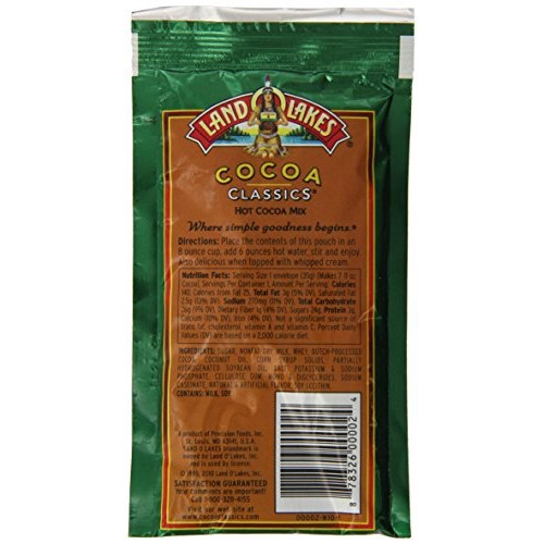 Land-O-Lakes Mint Hot Cocoa Mix 15 Oz Pack Of 12