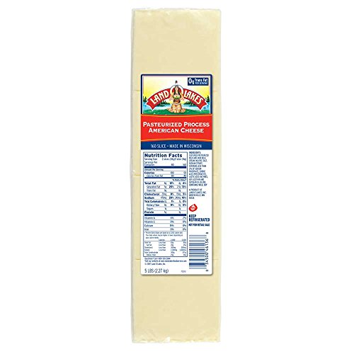 Land O Lakes White 160 Slice Processed American Cheese, 5 Pound