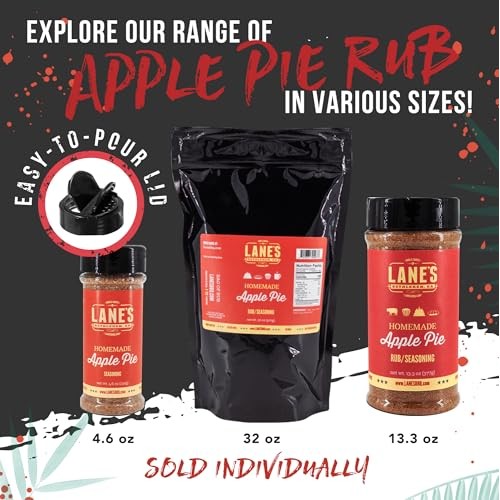 Lane's Desserts Apple Pie Seasoning, All-Natural Homemade Savory...