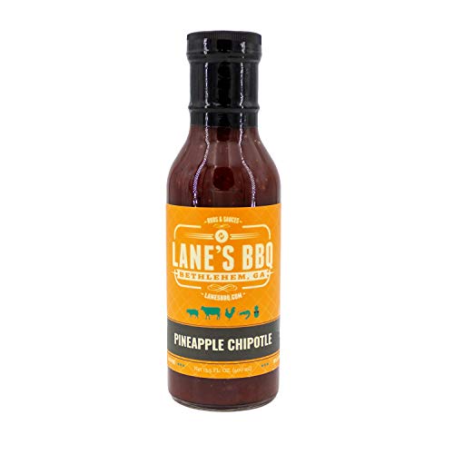 Lanes Pineapple Chipotle BBQ Sauce, All-Natural Tropically Insp...