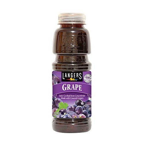 Langers Grape Juice Cocktail, 15.2 Oz Pack Of 12