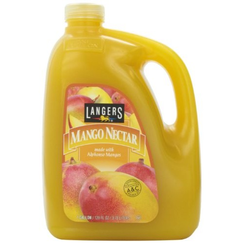 Langers Juice, Mango Nectar, 128 Ounce